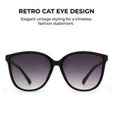 Vintage Cat Eye Oval Sunglasses for Women